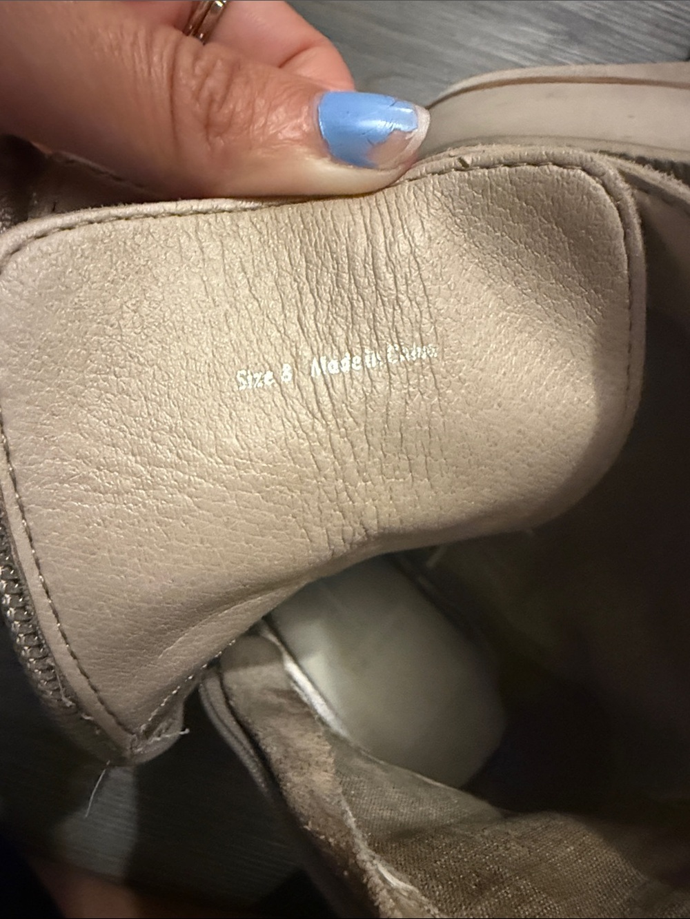 dolce vita Suede Lace-Up Combat Boots in Sand - Picture 2 of 5